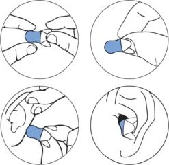 Stopz. Oordoppen Travel - Reizen - Vliegen - Bergen - Drukregulerende Oordoppen (2 Stuks) -MEDISANA Shop 1200x1165 3