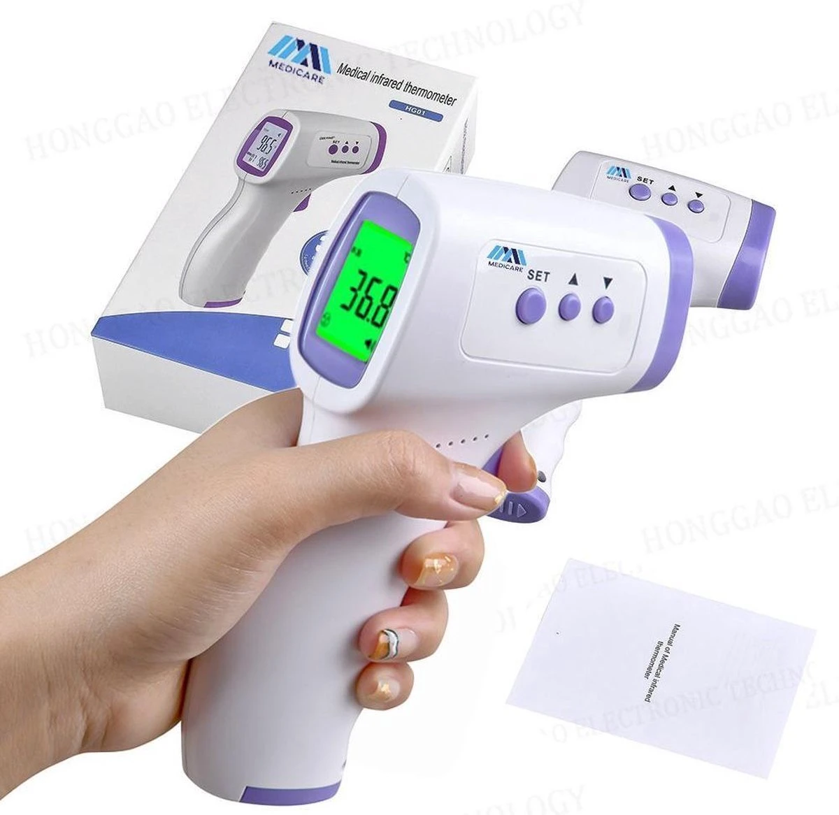 Dikang - Voorhoofdthermometer 3 Dikang - Voorhoofdthermometer