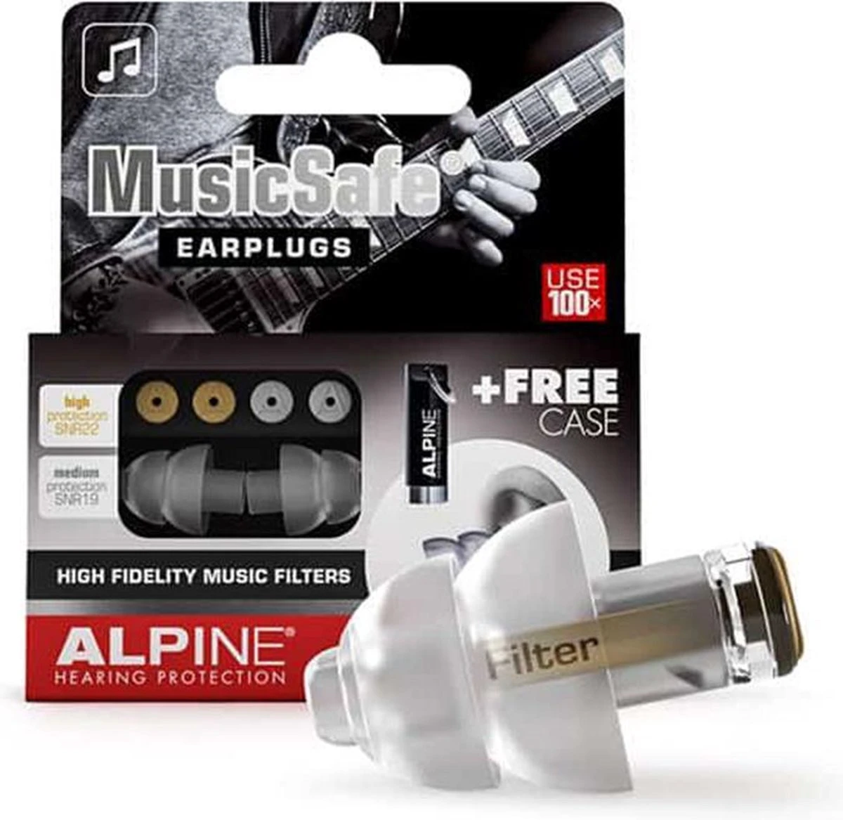 Alpine MusicSafe Classic - Muzikanten Oordoppen - Verwisselbare Filters - 1 Paar 8 Alpine MusicSafe Classic - Muzikanten Oordoppen - Verwisselbare Filters - 1 Paar - Afbeelding 6