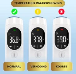 MostEssential Premium Koortsthermometer - Infrarood Thermometer - Thermometer Voorhoofd - Oorthermometer - Contactloos - Koortsthermometer Voor Volwassenen, Kinderen En Baby's - 20F -MEDISANA Shop 1200x1169 10