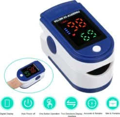 Saturatiemeter - Zuurstofmeter - Oximeter Met Hartslagmeter - Inclusief Draagkoord - Roterende Scherm - Best Geteste Co2 Meter -MEDISANA Shop 1200x1169 3