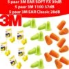 3M Slaapassorti 15 Paar Oordoppen 3M 1100 - EarSoftFX - EarClassic - Slapen