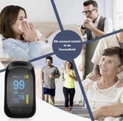 Professionele Saturatie En Hartslagmeter - Digitale Oled Zuurstofmeter - Oximeter - Bloedzuurstofmeter -MEDISANA Shop 1200x1174 3