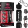 EarPeace Motor Oordoppen - Gehoorbescherming Voor Motorrijden, Motorsport, Werk Of Voor In Het Vliegtuig - Betrouwbare En Herbruikbare Oordopjes - Earplugs Met Opbergcase - Zwart
