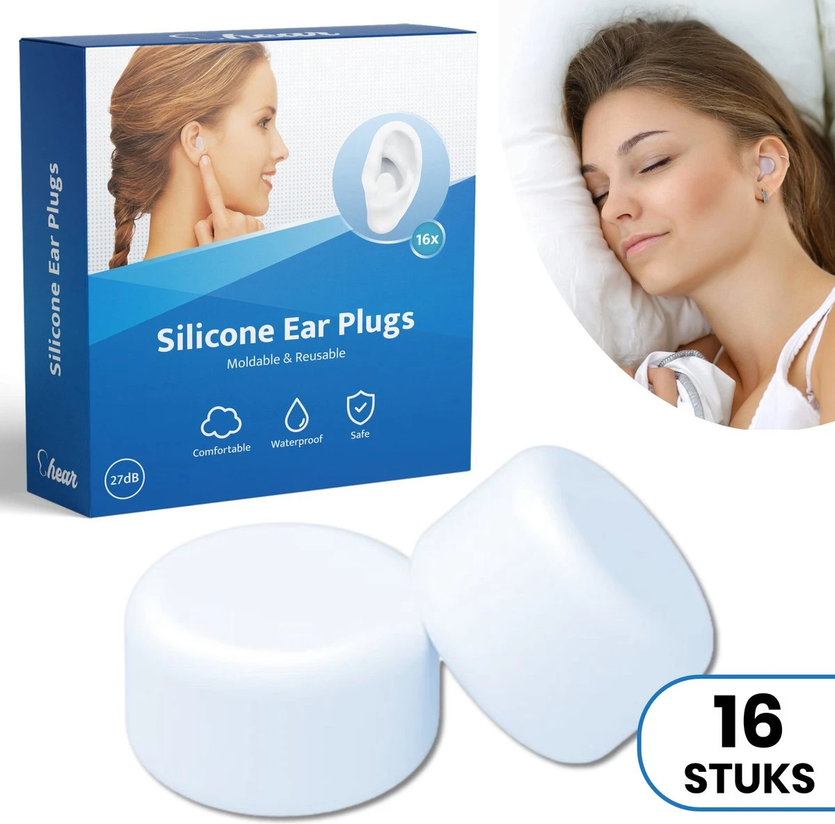 Smath Siliconen Oordopjes Voor Volwassenen En Kinderen - Slaap Oordoppen Zijslapers – Festival Gehoorbescherming – Zwem Oortjes – 16 Stuks 3 Smath Siliconen Oordopjes Voor Volwassenen En Kinderen - Slaap Oordoppen Zijslapers – Festival Gehoorbescherming – Zwem Oortjes – 16 Stuks