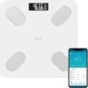 Slimme Personen Weegschaal - Digitale Personenweegschaal -Slimme Weegschaal Met Lichaamsanalyse - Bluetooth Personenweegschaal - APP - Vetpercentage - Spier Massa - Vocht Gehalte - BMI - Wit
