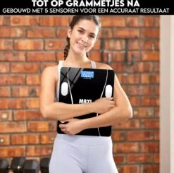 Maxi Smart Weegschaal - Inclusief APP - BMI - VETPERCENTAGE - SPIERMASSA - Sporters Oplossing -MEDISANA Shop 1200x1191