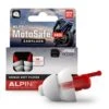 Alpine Motosafe Race - Motor Oordoppen - Gehoorbescherming Race - Wit - 1 Set - 20dB