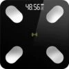 Slimme Personen Weegschaal - Digitale Personenweegschaal -Slimme Weegschaal Met Lichaamsanalyse - Bluetooth Personenweegschaal - APP - Vetpercentage - Spier Massa - Vocht Gehalte - BMI - Zwart