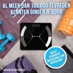 Silvergear® Bluetooth Personenweegschaal - Met Zeer Volledige Lichaamsanalyse Met Vetpercentage – Inclusief Analyse App – Zwart 18 Silvergear® Bluetooth Personenweegschaal - Met Zeer Volledige Lichaamsanalyse Met Vetpercentage – Inclusief Analyse App – Zwart -MEDISANA Shop 1200x1198 3