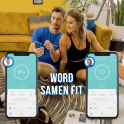 Silvergear Bluetooth Personenweegschaal - Met Zeer Volledige Lichaamsanalyse Met Vetpercentage – Inclusief Analyse App – Wit -MEDISANA Shop 1200x1198 36