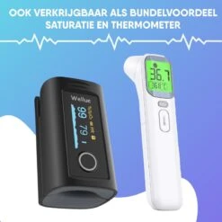 Saturatiemeter - Zuurstofmeter Vinger - Zuurstofmeter - Oximeter - Pulse Oximeter - Saturatiemeter Met Hartslagmeter - Saturatiemeter Best Getest -MEDISANA Shop 1200x1199 4