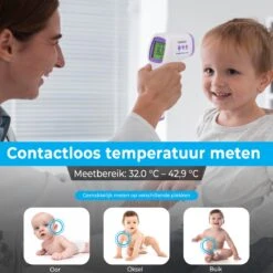 Simple Lifestyle® Infrarood Thermometer - Gecertificeerd - Contactloos -MEDISANA Shop 1200x1200 1004