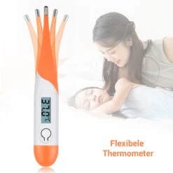 Thermometer Lichaam - Koorts - Koortsthermometer Voor Volwassenen - Oranje - Incl. Opbergcase En Handleiding! -MEDISANA Shop 1200x1200 1014