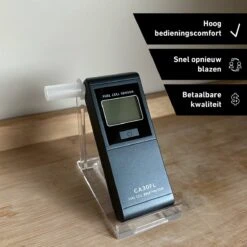 CA30FL - Alcoholtester - Elektrochemische Sensor - Nauwkeurig - Compact - Met Kalibratie Reminder - Zeer Eenvoudig In Gebruik - Weergave In Promille (‰) -MEDISANA Shop 1200x1200 1123