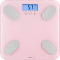 Carmen CBS0301P - Personenweegschaal - Weegt Tot180 KG - Digitaal - Lichaamsanalyse BMI - Geheugen Tot 10 Gebruikers - Roze -MEDISANA Shop 1200x1200 118