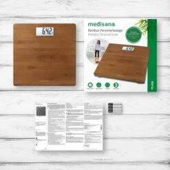 Medisana PS 450 - Personenweegschaal - Bamboe Dark -MEDISANA Shop 1200x1200 121