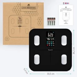 LifeGoods Personenweegschaal - Lichaamsanalyse & Vetpercentage - Digitaal - 15 Metingen - Zwart 15 LifeGoods Personenweegschaal - Lichaamsanalyse & Vetpercentage - Digitaal - 15 Metingen - Zwart -MEDISANA Shop 1200x1200 148