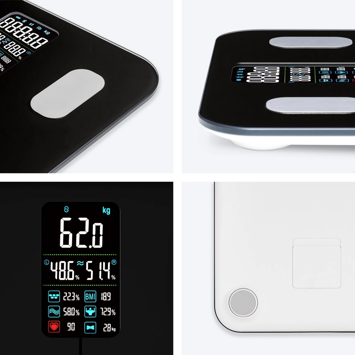 LifeGoods Personenweegschaal - Lichaamsanalyse & Vetpercentage - Digitaal - 15 Metingen - Zwart 8 LifeGoods Personenweegschaal - Lichaamsanalyse & Vetpercentage - Digitaal - 15 Metingen - Zwart - Afbeelding 6