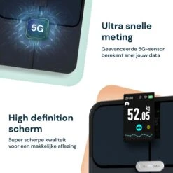 Sacoma Personenweegschaal - Met Interactief Weegplateau - 17x Lichaamsanalyse - Bluetooth En WiFi - Weegschaal Met App - USB Oplaadbaar - Digitaal 24 Sacoma Personenweegschaal - Met Interactief Weegplateau - 17x Lichaamsanalyse - Bluetooth En WiFi - Weegschaal Met App - USB Oplaadbaar - Digitaal -MEDISANA Shop 1200x1200 15