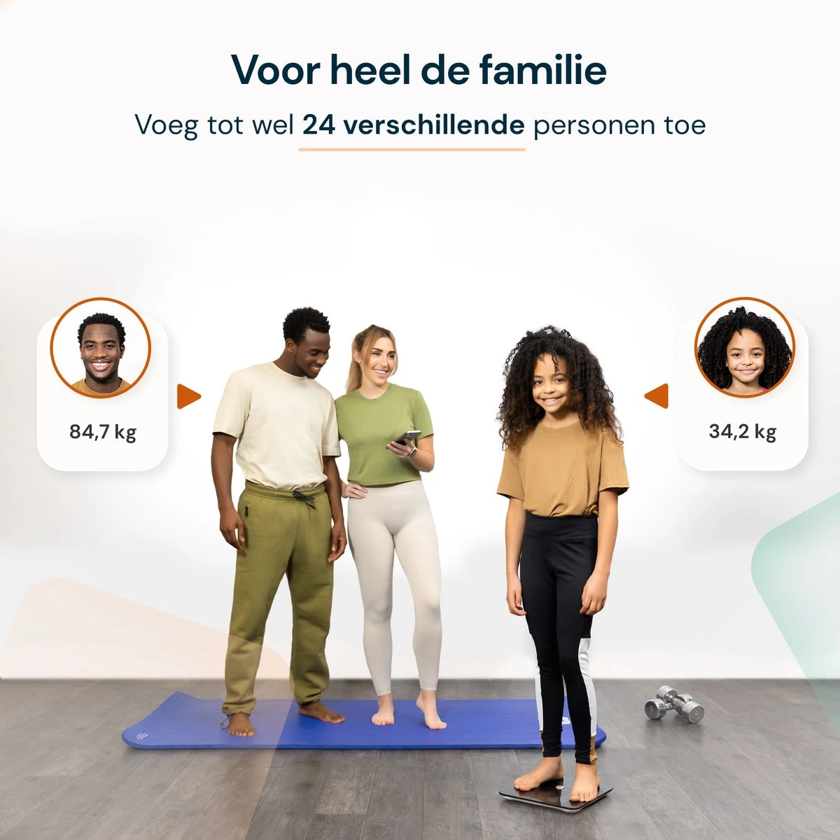 Sacoma Slimme Weegschaal - 13x Lichaamsanalyse - Vetpercentage - Personenweegschaal Met App - Digitaal 9 Sacoma Slimme Weegschaal - 13x Lichaamsanalyse - Vetpercentage - Personenweegschaal Met App - Digitaal - Afbeelding 7
