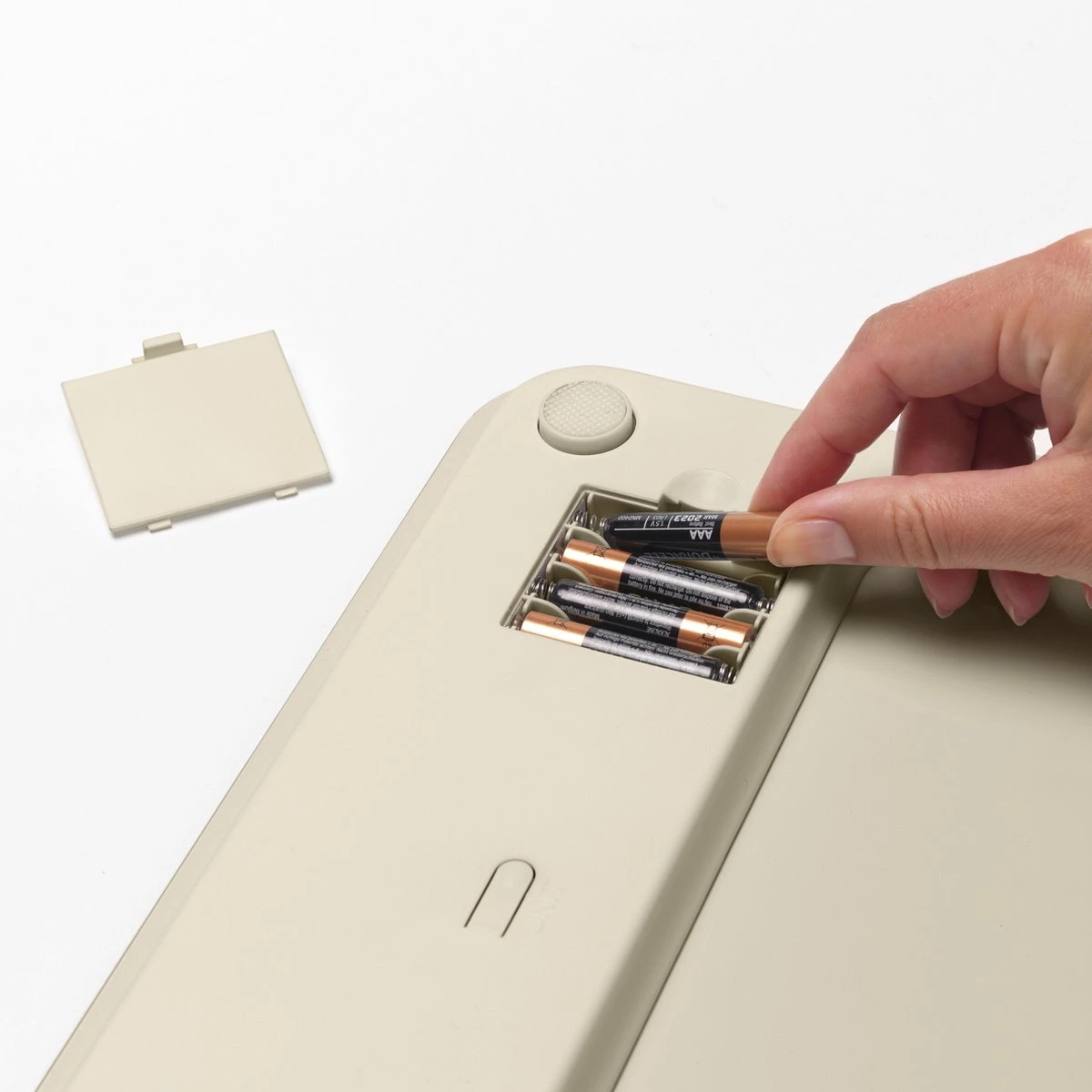 Brabantia ReNew Personenweegschaal Digitaal - Op Batterijen - Soft Beige 7 Brabantia ReNew Personenweegschaal Digitaal - Op Batterijen - Soft Beige - Afbeelding 5