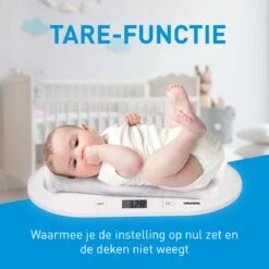Grundig Babyweegschaal - Digitaal - 10 Gram Nauwkeurig - Max 20 Kilo - Tare-Functie - Wit -MEDISANA Shop 1200x1200 286