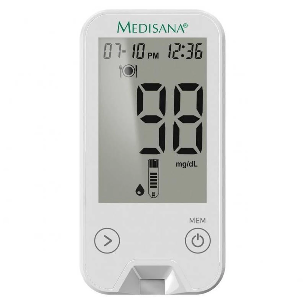 Medisana Bloedglucosemeter Meditouch2 Mg/dL (versie Voor België) 3 Medisana Bloedglucosemeter Meditouch2 Mg/dL (versie Voor België)