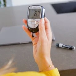 Wellion Luna Trio 3-in-1 Glucosemeter Startpakket (glucose, Cholesterol En Urinezuur) Inclusief 10 Glucose Strips - Zwart -MEDISANA Shop 1200x1200 330