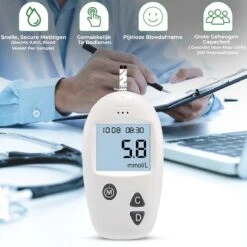 Glucosemeter - Bloedsuikermeter - Glucose Meter - Bloedsuikerspiegelmeter - Diabetes Meter - Glucose Monitor - 50 Teststrips - 50 Naalden - Startpakket 11 Glucosemeter - Bloedsuikermeter - Glucose Meter - Bloedsuikerspiegelmeter - Diabetes Meter - Glucose Monitor - 50 Teststrips - 50 Naalden - Startpakket -MEDISANA Shop 1200x1200 373