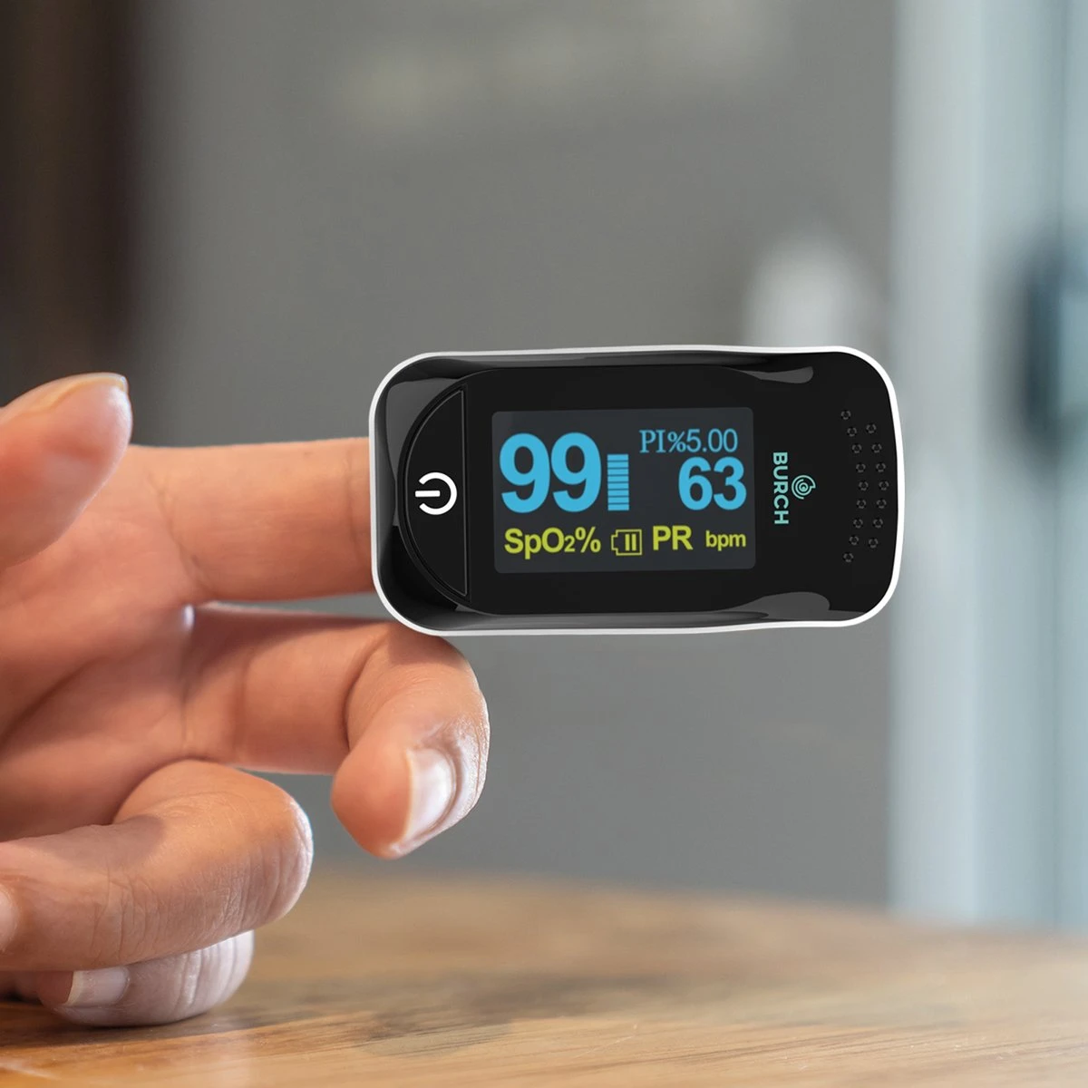 BURCH Med ® Saturatiemeter Zuurstofmeter Vinger - Oximeter - CE + FAGG Medische Kwalificatie En Inspectie - NL Handleiding - Koord + Batt. 8 BURCH Med ® Saturatiemeter Zuurstofmeter Vinger - Oximeter - CE + FAGG Medische Kwalificatie En Inspectie - NL Handleiding - Koord + Batt. - Afbeelding 6