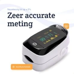 Saturatie En Hartslagmeter - Oximeter - (Bloed) Zuurstofmeter - Vingertop Pulse - Wit 14 Saturatie En Hartslagmeter - Oximeter - (Bloed) Zuurstofmeter - Vingertop Pulse - Wit -MEDISANA Shop 1200x1200 448