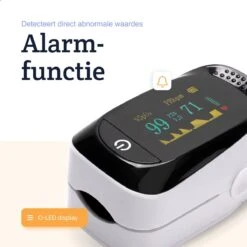 Saturatie En Hartslagmeter - Oximeter - (Bloed) Zuurstofmeter - Vingertop Pulse - Wit 16 Saturatie En Hartslagmeter - Oximeter - (Bloed) Zuurstofmeter - Vingertop Pulse - Wit -MEDISANA Shop 1200x1200 449