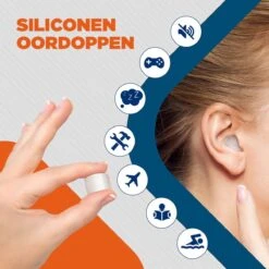 SleepCore® - 14x Slaap Oordopjes - Snurken - Siliconen Slaapoordoppen - Zwem Oordoppen - Slapen - Geluidsoverlast - Sound Plugs - Anti Snurk - Slaaphulp - Geluid Studeren Gehoorbescherming Earplugs Lawaai Waterdicht Hoge Demping Kneedbare Geluiddicht -MEDISANA Shop 1200x1200 512
