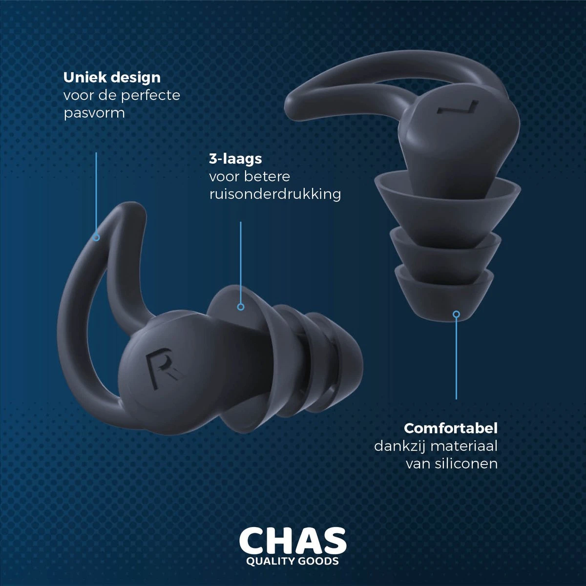 Noise Cancelling Oordopjes – Comfortabele Oordopjes – Oordoppen Gehoorbescherming – 30 DB - Multifunctioneel – Oordopjes Slapen – Anti Snurk – Festival Oordopjes 7 Noise Cancelling Oordopjes – Comfortabele Oordopjes – Oordoppen Gehoorbescherming – 30 DB - Multifunctioneel – Oordopjes Slapen – Anti Snurk – Festival Oordopjes - Afbeelding 5