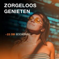 Thone M1 Oordoppen 23 DB Demping Gehoorbescherming Voor Muziek Festival Concert Uitgaan - Membraanfilter Filtert Ruis Voor Betere Beleving - Gehoorbescherming - Incl. Handig Luxe Doosje -MEDISANA Shop 1200x1200 536