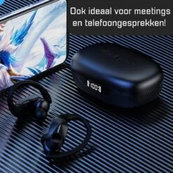 Noise Cancelling Oordopjes - Draadloze Oordopjes Bluetooth 5.3 - Bluetooth Oordopjes IPX5 - 30 Uur Gebruik - ANC - Sporten - Meetings -MEDISANA Shop 1200x1200 560