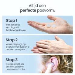 Detepo Siliconen Oordopjes - Gehoorbescherming - Slaap Oordoppen - Party Plugs - Sleep Plugs - Op Maat Te Maken - Herbruikbaar - Slapen - Snurken - Festival - Zwemmen - Incl. E-book Met Slaaptips -MEDISANA Shop 1200x1200 567