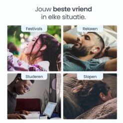 Detepo Siliconen Oordopjes - Gehoorbescherming - Slaap Oordoppen - Party Plugs - Sleep Plugs - Op Maat Te Maken - Herbruikbaar - Slapen - Snurken - Festival - Zwemmen - Incl. E-book Met Slaaptips -MEDISANA Shop 1200x1200 568