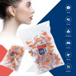SleepCore® - 60 Paar - 120 Stuks - 3M Foam - Schuim Oordoppen - Snurken - Luid Lawaai - Wekkers - Beter Slapen - Slaaphulp - Oordopjes - Geluid - Slaap - Plugs - Slaapoordoppen - Gehoorbescherming - Geluidsoverlast - Studeren - Werk - Siliconen Bouw -MEDISANA Shop 1200x1200 590