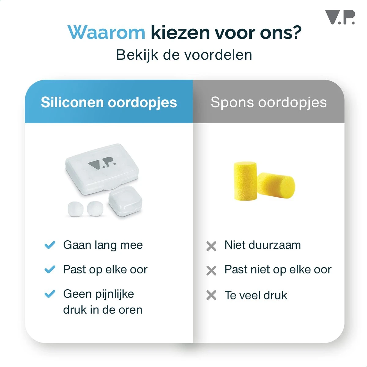 V.P.® Sleep Plugs Oordoppen Voor Slapen- Zwem Oordopjes Volwassenen – Oordoppen Earplugs Festival – Anti Snurk Zwemdoppen 7 V.P.® Sleep Plugs Oordoppen Voor Slapen- Zwem Oordopjes Volwassenen – Oordoppen Earplugs Festival – Anti Snurk Zwemdoppen - Afbeelding 5