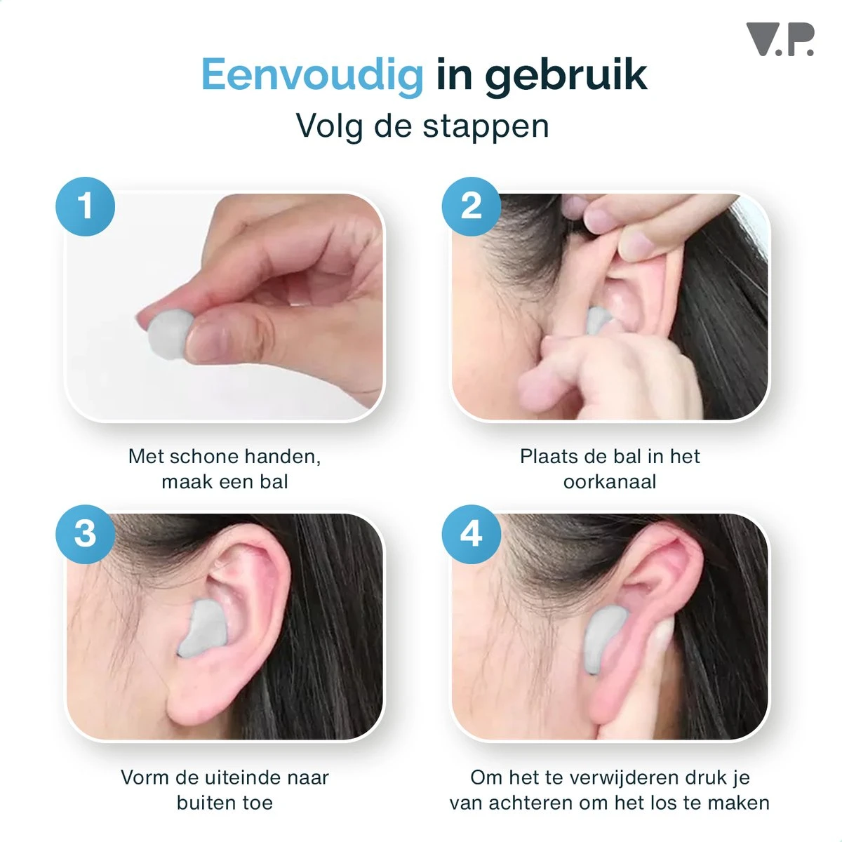 V.P.® Sleep Plugs Oordoppen Voor Slapen- Zwem Oordopjes Volwassenen – Oordoppen Earplugs Festival – Anti Snurk Zwemdoppen 8 V.P.® Sleep Plugs Oordoppen Voor Slapen- Zwem Oordopjes Volwassenen – Oordoppen Earplugs Festival – Anti Snurk Zwemdoppen - Afbeelding 6