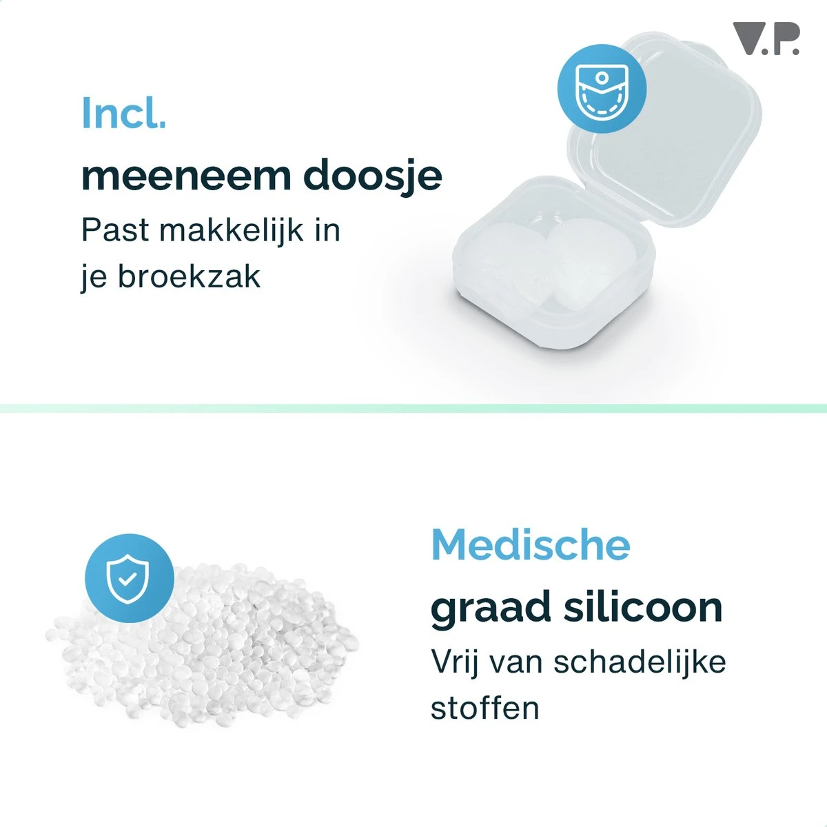 V.P.® Sleep Plugs Oordoppen Voor Slapen- Zwem Oordopjes Volwassenen – Oordoppen Earplugs Festival – Anti Snurk Zwemdoppen 9 V.P.® Sleep Plugs Oordoppen Voor Slapen- Zwem Oordopjes Volwassenen – Oordoppen Earplugs Festival – Anti Snurk Zwemdoppen - Afbeelding 7