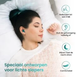 MR. PANACHE Siliconen Oordoppen (14 Stuks) - Oordopjes Slapen - Maximale Geluidsdemping (27dB) - Ideaal Voor Zijslapers - One Size Fits All -MEDISANA Shop 1200x1200 602