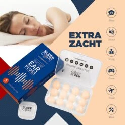 SleepCore® - 14x Slaap Oordopjes - Snurken - Slaapoordoppen - Zwem Oordoppen - Slapen - Geluidsoverlast Sound Plugs Festival Anti Snurk Slaaphulp Geluid Studeren Gehoorbescherming - Earplugs Lawaai Waterdicht Hoge Demping Kneedbare Siliconen Oortjes 9 SleepCore® - 14x Slaap Oordopjes - Snurken - Slaapoordoppen - Zwem Oordoppen - Slapen - Geluidsoverlast Sound Plugs Festival Anti Snurk Slaaphulp Geluid Studeren Gehoorbescherming - Earplugs Lawaai Waterdicht Hoge Demping Kneedbare Siliconen Oortjes -MEDISANA Shop 1200x1200 605