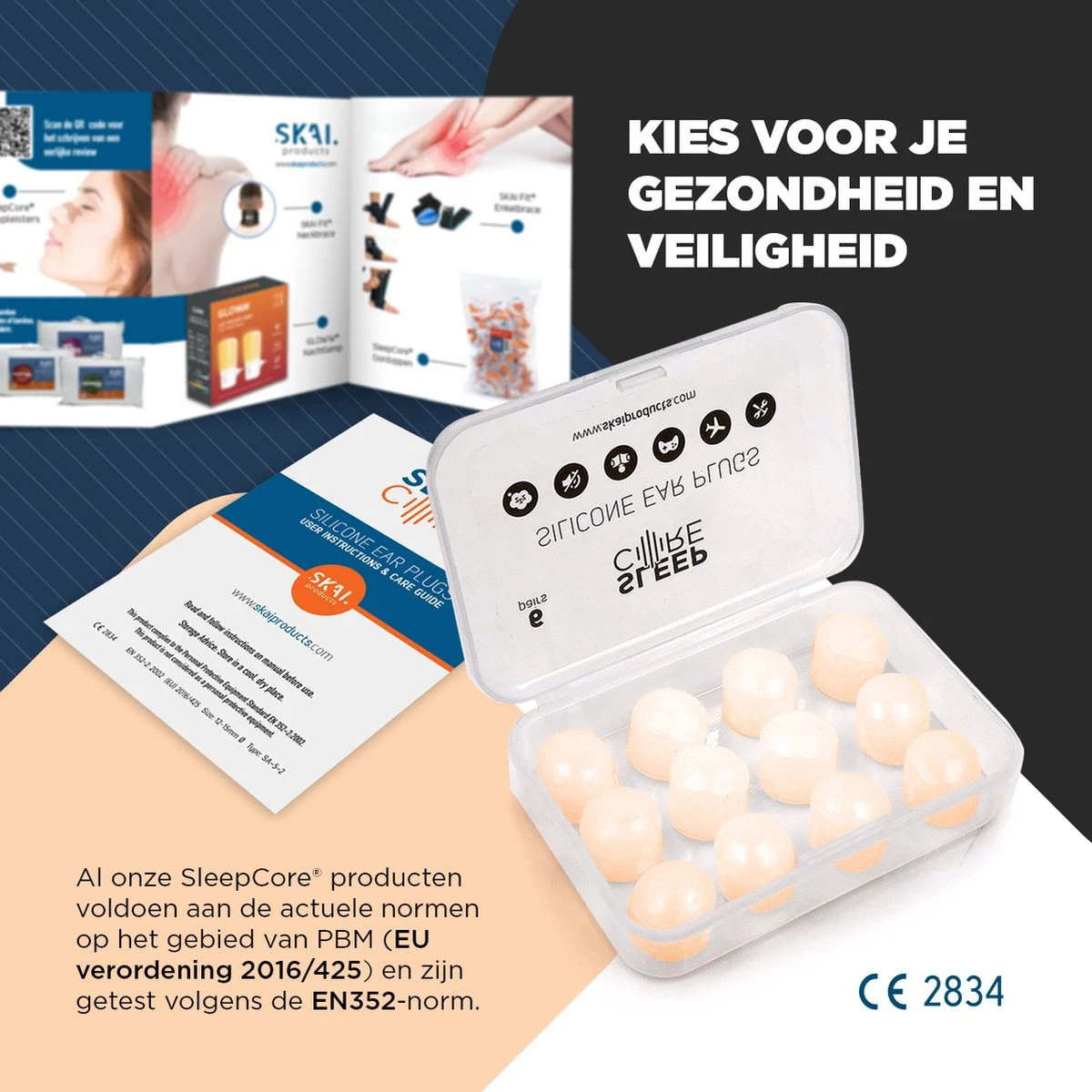 SleepCore® - 14x Slaap Oordopjes - Snurken - Slaapoordoppen - Zwem Oordoppen - Slapen - Geluidsoverlast Sound Plugs Festival Anti Snurk Slaaphulp Geluid Studeren Gehoorbescherming - Earplugs Lawaai Waterdicht Hoge Demping Kneedbare Siliconen Oortjes 8 SleepCore® - 14x Slaap Oordopjes - Snurken - Slaapoordoppen - Zwem Oordoppen - Slapen - Geluidsoverlast Sound Plugs Festival Anti Snurk Slaaphulp Geluid Studeren Gehoorbescherming - Earplugs Lawaai Waterdicht Hoge Demping Kneedbare Siliconen Oortjes - Afbeelding 6