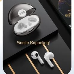 Noise Cancelling Oordopjes - Draadloze Oordopjes Bluetooth 5.0 - Draadloze Oortjes Noise Cancelling IPX4 - 20 Uur Gebruik - ANC - Meetings - Sporten - Zwart -MEDISANA Shop 1200x1200 630