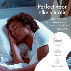 Alpine SoftSilicone - 6 Kneedbare Silicone Oordoppen - 28dB Geluiddempende Oordoppen Voor Slapen, Zwemmen & Concentratie - 3 Paar (6 Stuks) -MEDISANA Shop 1200x1200 687