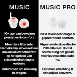 EarPeace Music Festival Oordopjes - Partyplug - Gehoorbescherming Voor Muziek, DJ’s, Festivals, Werk Of Vliegtuig - Betrouwbare En Herbruikbare Oordoppen - Earplugs Met Opbergcase - Zwart -MEDISANA Shop 1200x1200 690