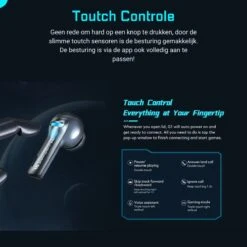 Noise Cancelling Oordopjes - Draadloze Oordopjes Bluetooth 5.2 - Draadloze Oortjes Noise Canceling - Gaming Oortjes - 24 Uur Gebruik - Met App - ENC - Meetings - Sporten - Gamen -MEDISANA Shop 1200x1200 699